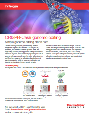 Invitrogen CRISPR-Cas9 Genome Editing