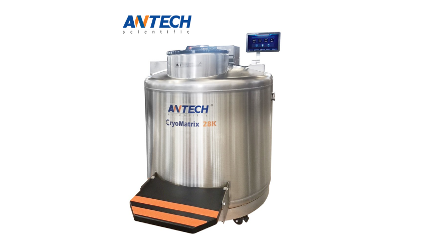 ถังไนโตรเจนสำหรับเก็บตัวอย่างในสถานะไอ (Cryogenic Vapor Freezer)