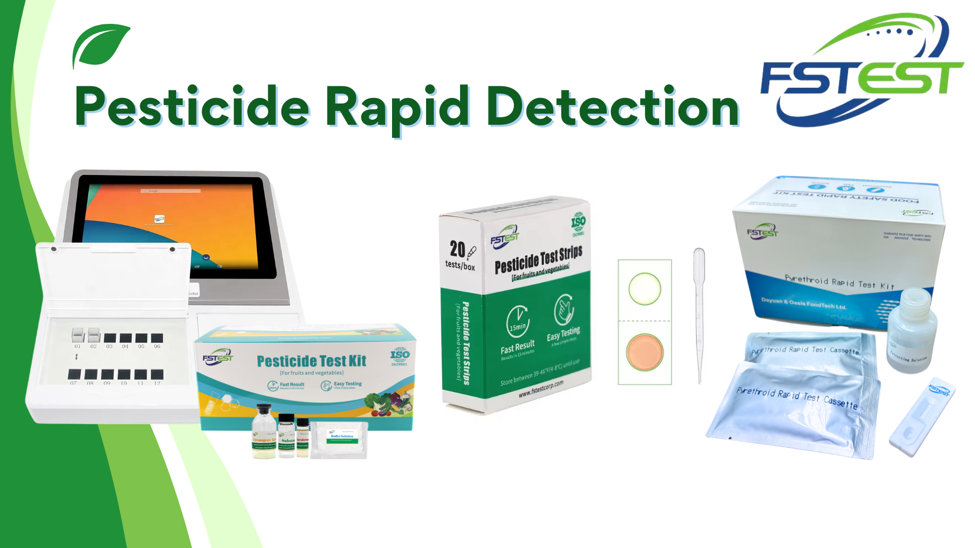 เทคโนโลยีชุดตรวจยาฆ่าแมลงสารตกค้างในผักและผลไม้