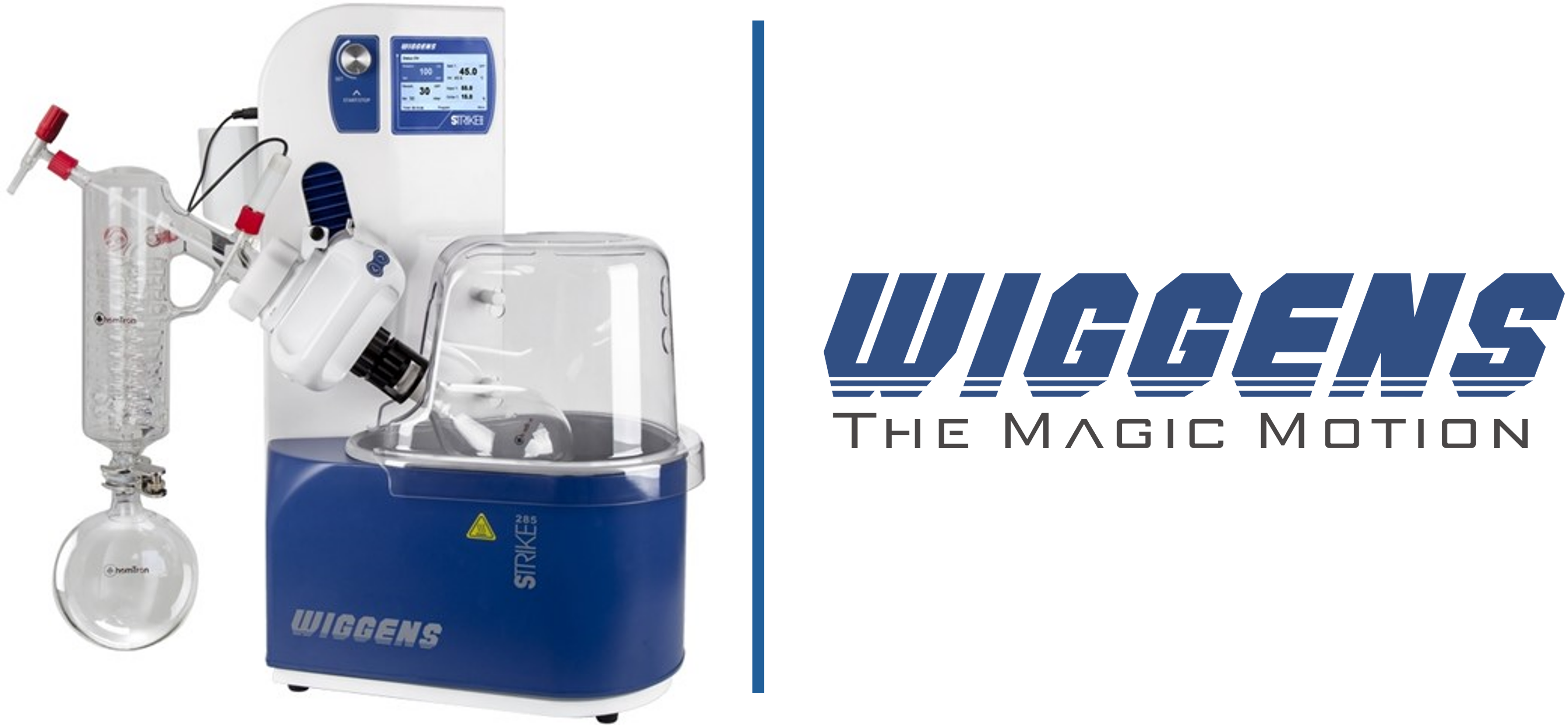 STRIKE 285 จาก Wiggens: เครื่องกลั่นระเหยสารแบบหมุน ประสิทธิภาพสูงสำหรับงานวิจัยระดับมืออาชีพ