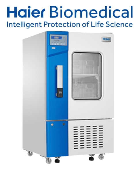 การจัดเก็บเลือดด้วยตู้เย็นควบคุมอุณหภูมิสำหรับธนาคารเลือด (Blood Bank Refrigerator) รุ่น HXC-149 จาก Haier Biomedical