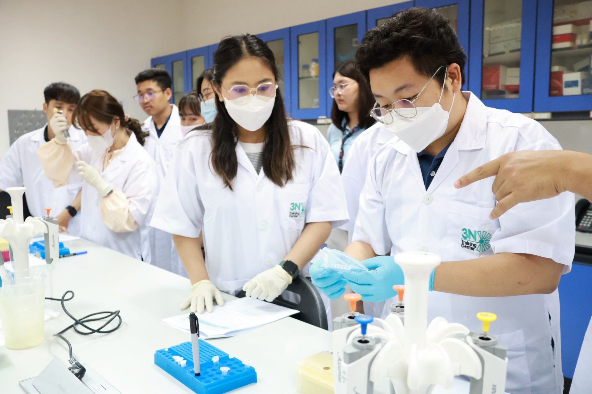 ภาพบรรยากาศงาน Workshop กับหัวข้อ : ความรู้พื้นฐานเกี่ยวกับ Real time PCR และการนำไปใช้ [Training Center] 