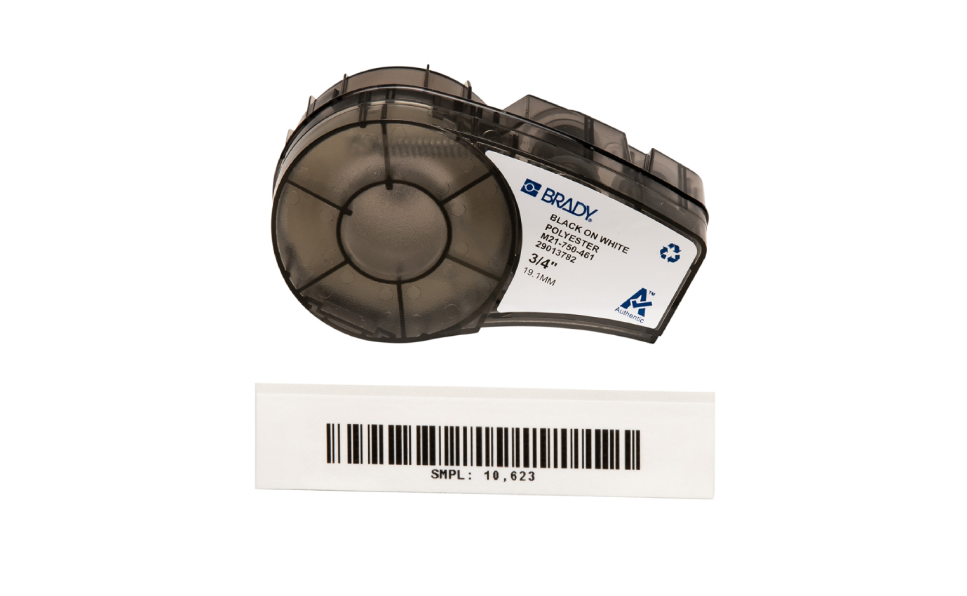 B461 BLACK ON WHITE CART 3/4