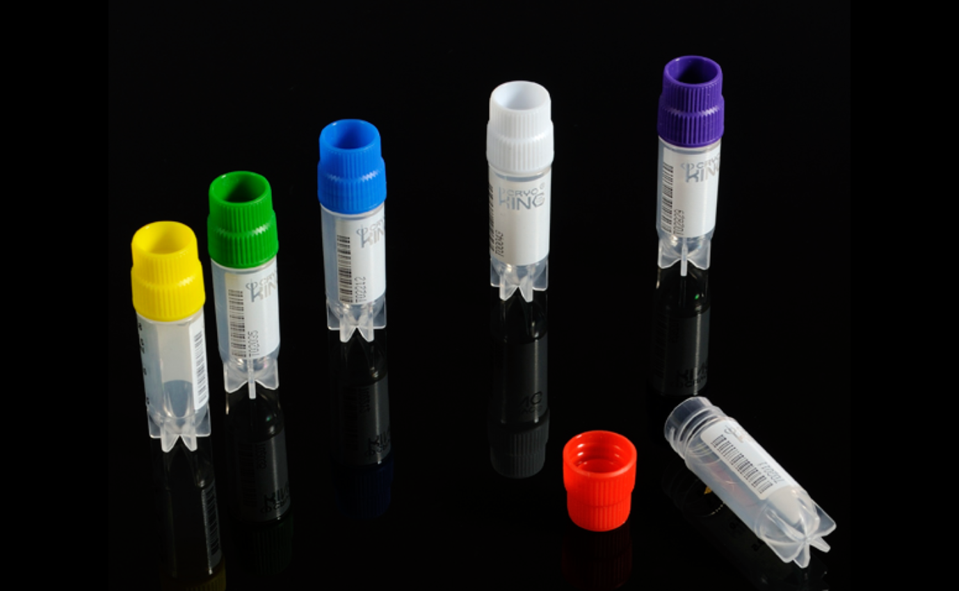 2.0 ML, CRYOKING, WHITE CAP, EXTERNAL WITH SIDE BARCODE